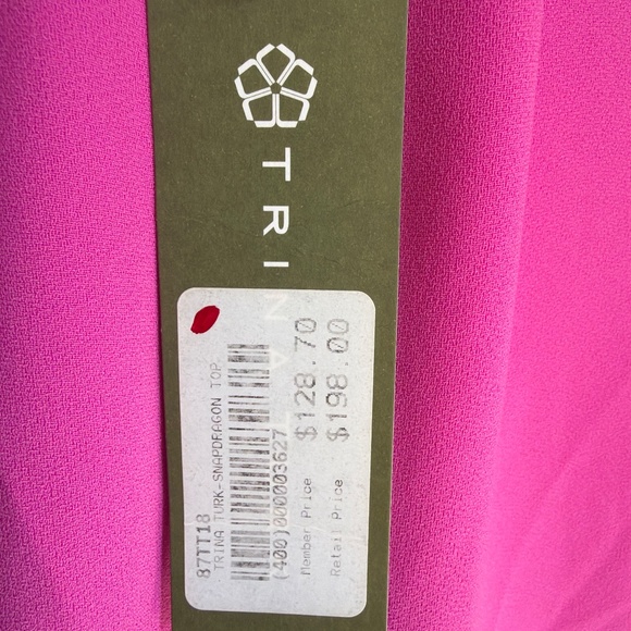 Trina Turk, Heron Top, Snapdragon Synthetic Blend, Size Sm - Picture 3 of 7